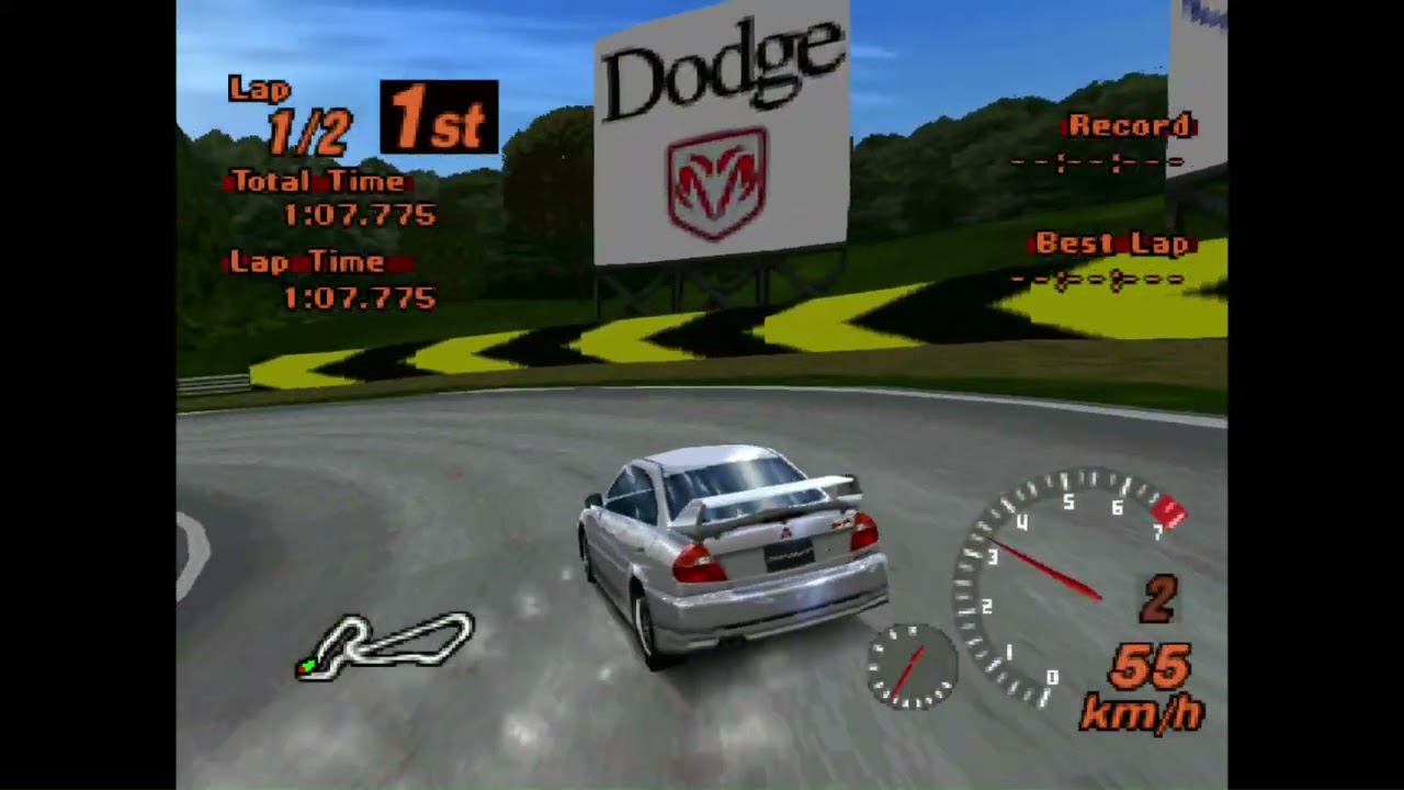 Gran Turismo 2 - Lancer Evolution 6 - Midfield Raceway