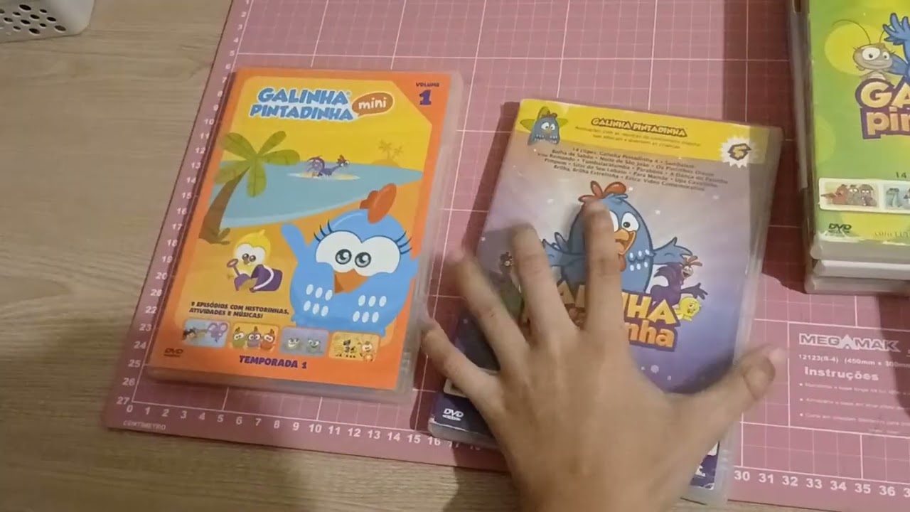 MINHA COLEÇÃO DE DVDS DA GALINHA PINTADINHA