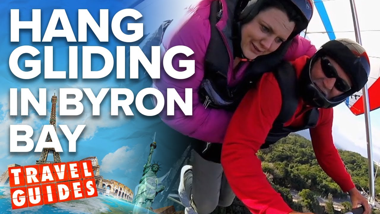 The Guides freak out as they go hang gliding in Byron Bay | Travel Guides 2021