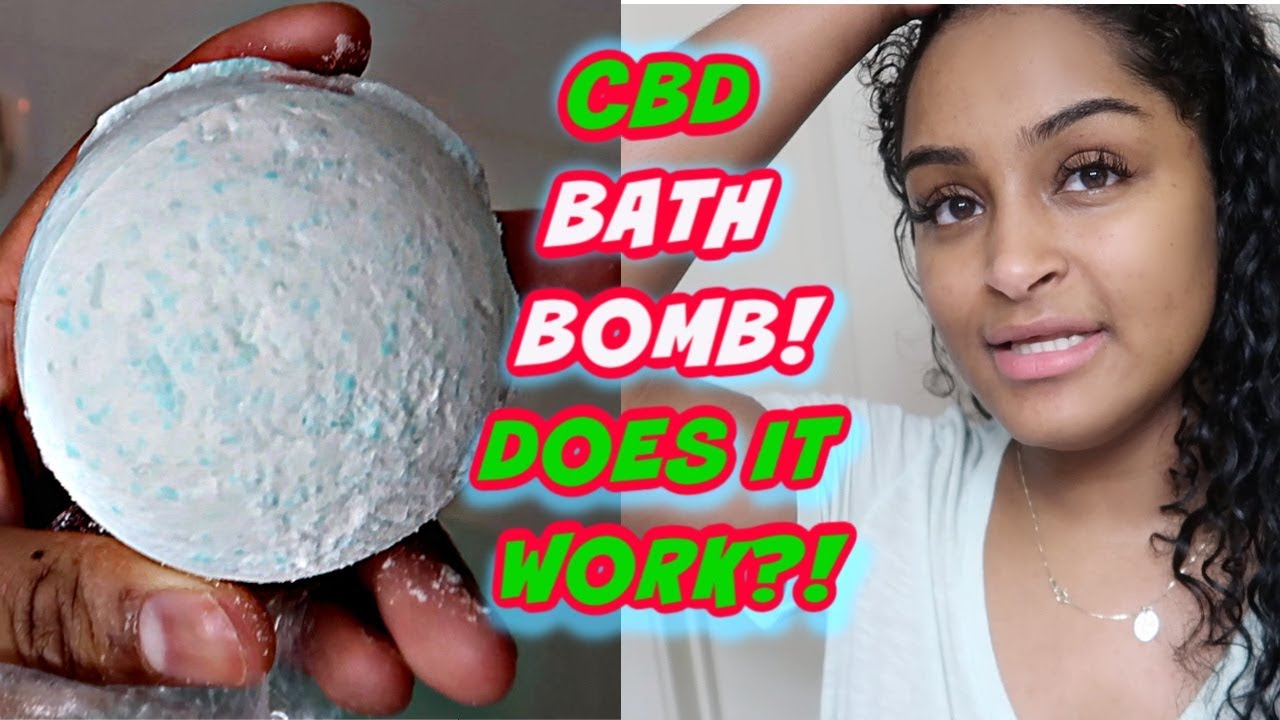 I TRIED A CBD BATH BOMB! IM SHOOK! | ft. CBD American Shaman