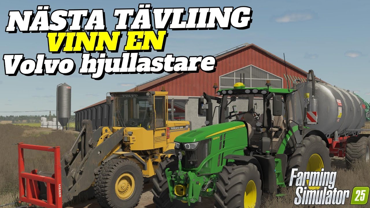 NÄSTA TÄVLING - 3 VINNARE! FS25 Svenska gårdar Realistic gameplay