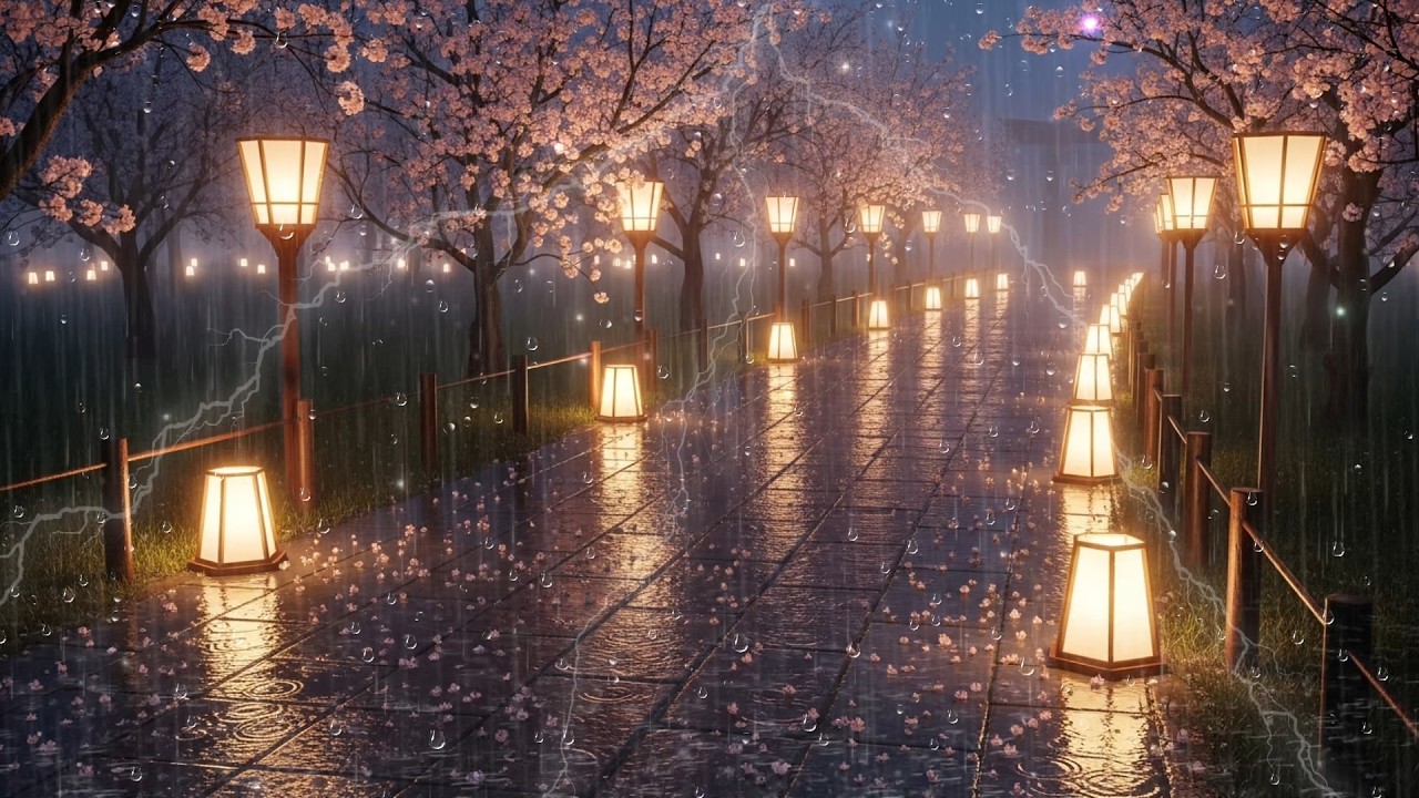 Soft Rain Sounds for Relaxing & Sleeping 🌧️ 1 Hour