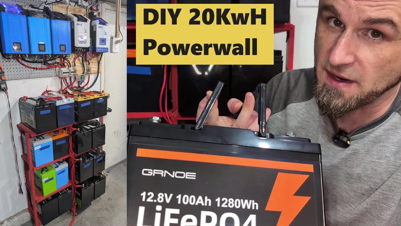 DIY 20KwH Solar power-wall GRNOE LIFEPO4 Battery under $2000, The best battery to buy in 2025