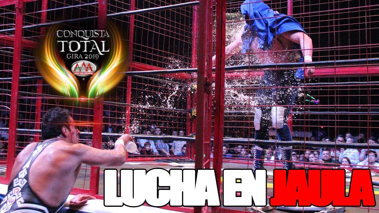 Psycho Vs Escorpión Vs Wagner Vs Demon EN JAULA | Lucha Libre AAA Worldwide