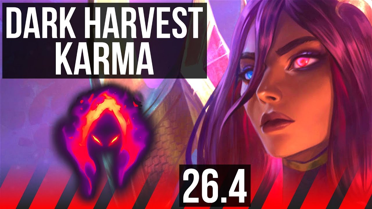 KARMA vs MORDEKAISER (TOP) | Dark Harvest, 23K damage | EUW Master | 26.4