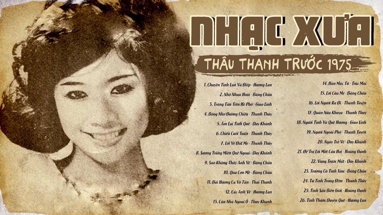 Chuyện Tình Lan Và Điệp - Nhạc Xưa Sài Gòn 1975 Nghe Say Xưa Mê Mẩn - Pre 75 Băng Nhạc Vàng Gốc