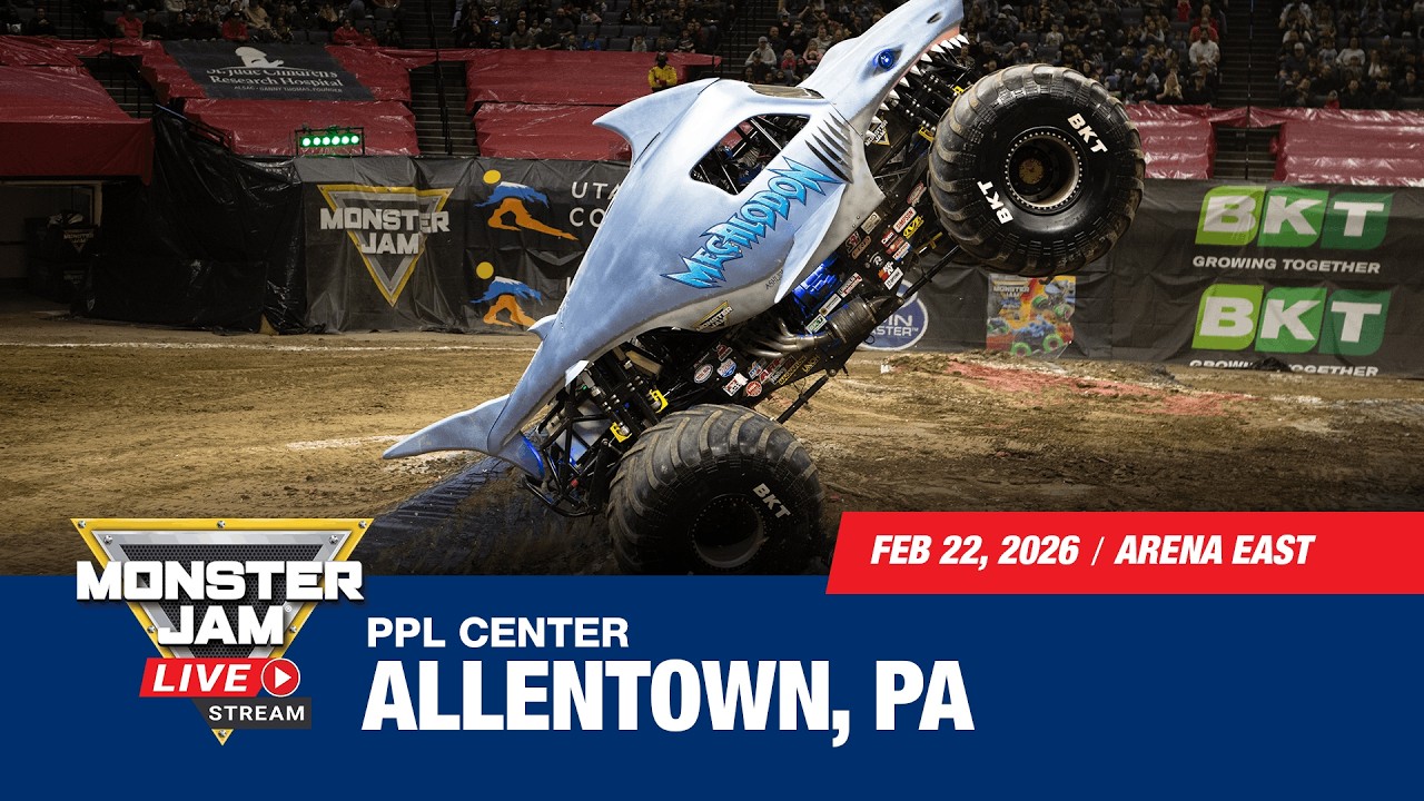 Monster Jam: Allentown, PA - 4 (Full Event) | Feb 22, 2026 | Arena East