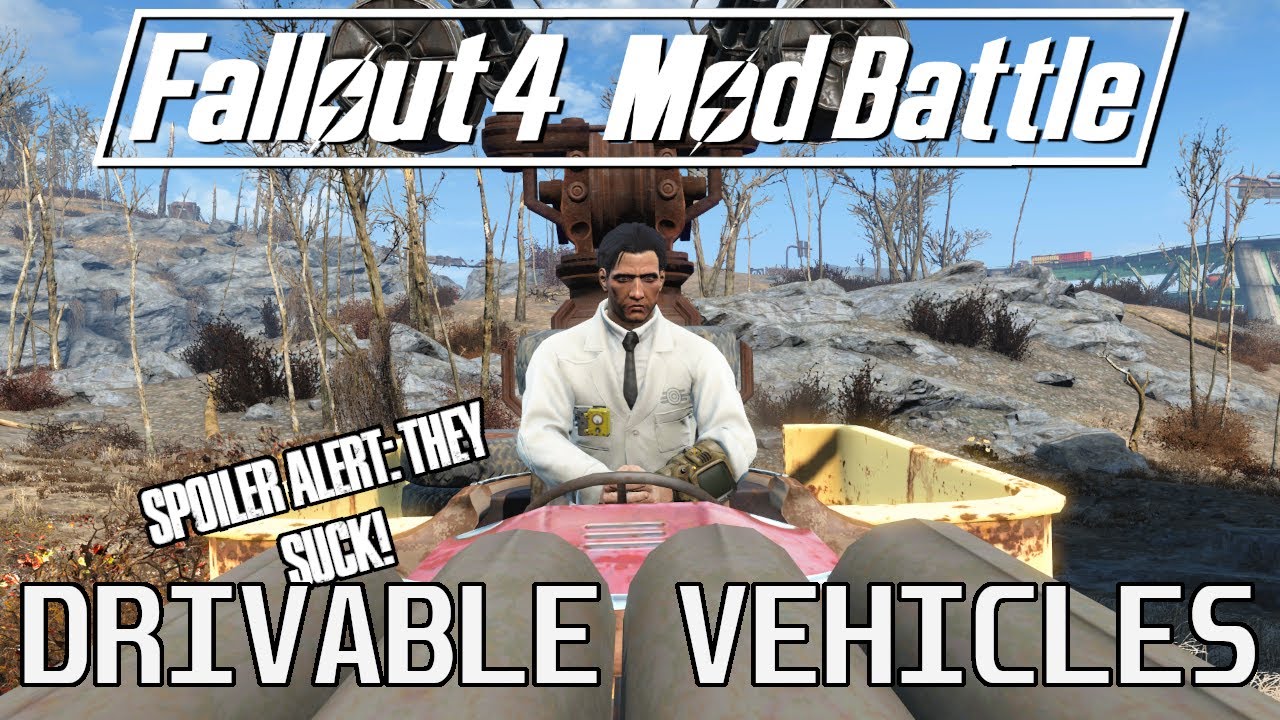 Модификации управляемого транспорта для Fallout 4 — Mod Battle