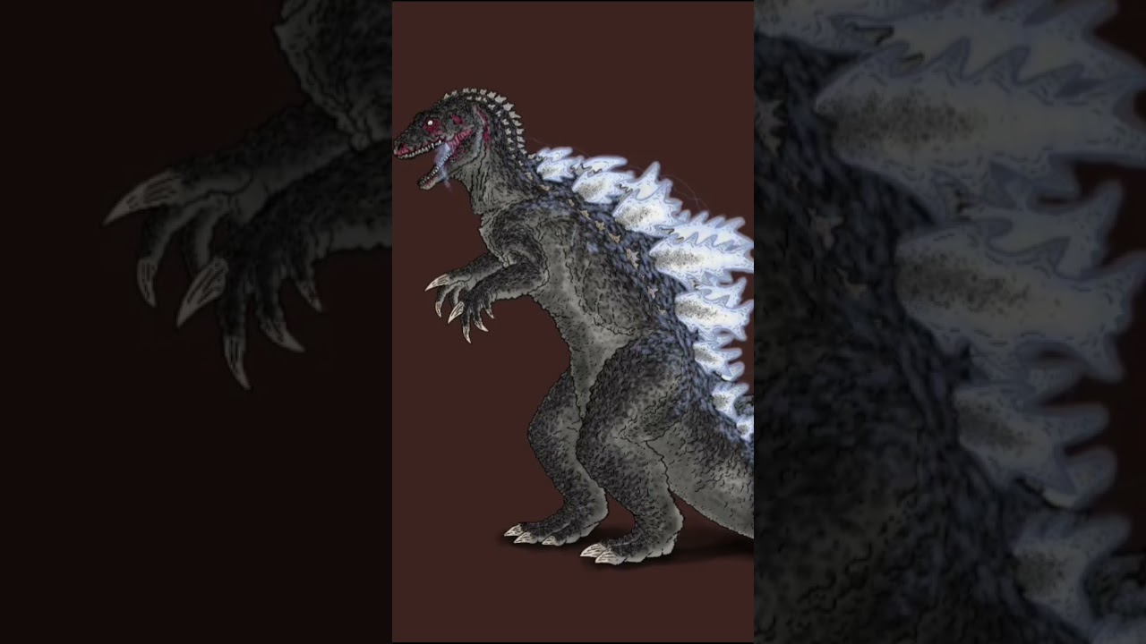 LKPGoji charging up his Atomic breath. #godzilla #kaiju #godzillasaurus #gojira #atomicbreath