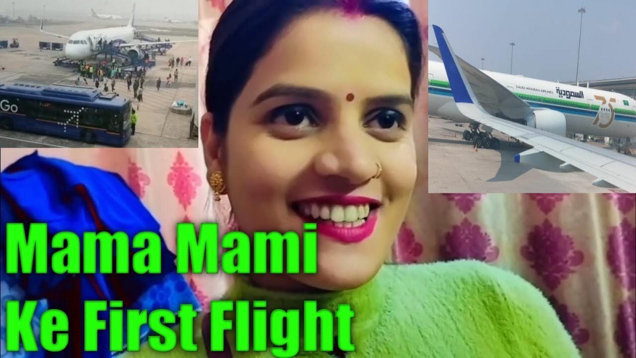 🇮🇳 Mama Maami Ke FIRST FLIGHT✈️ | Vidhi Joshi Vlogs #vidhijoshifamilyvlog