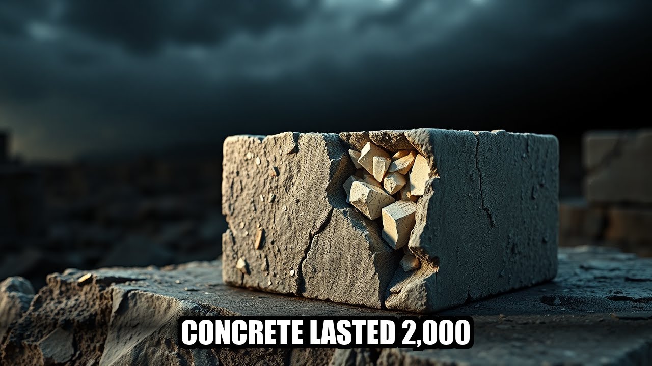 Why Roman Concrete Lasted 2,000 Years But Modern Concrete Cracks in 50