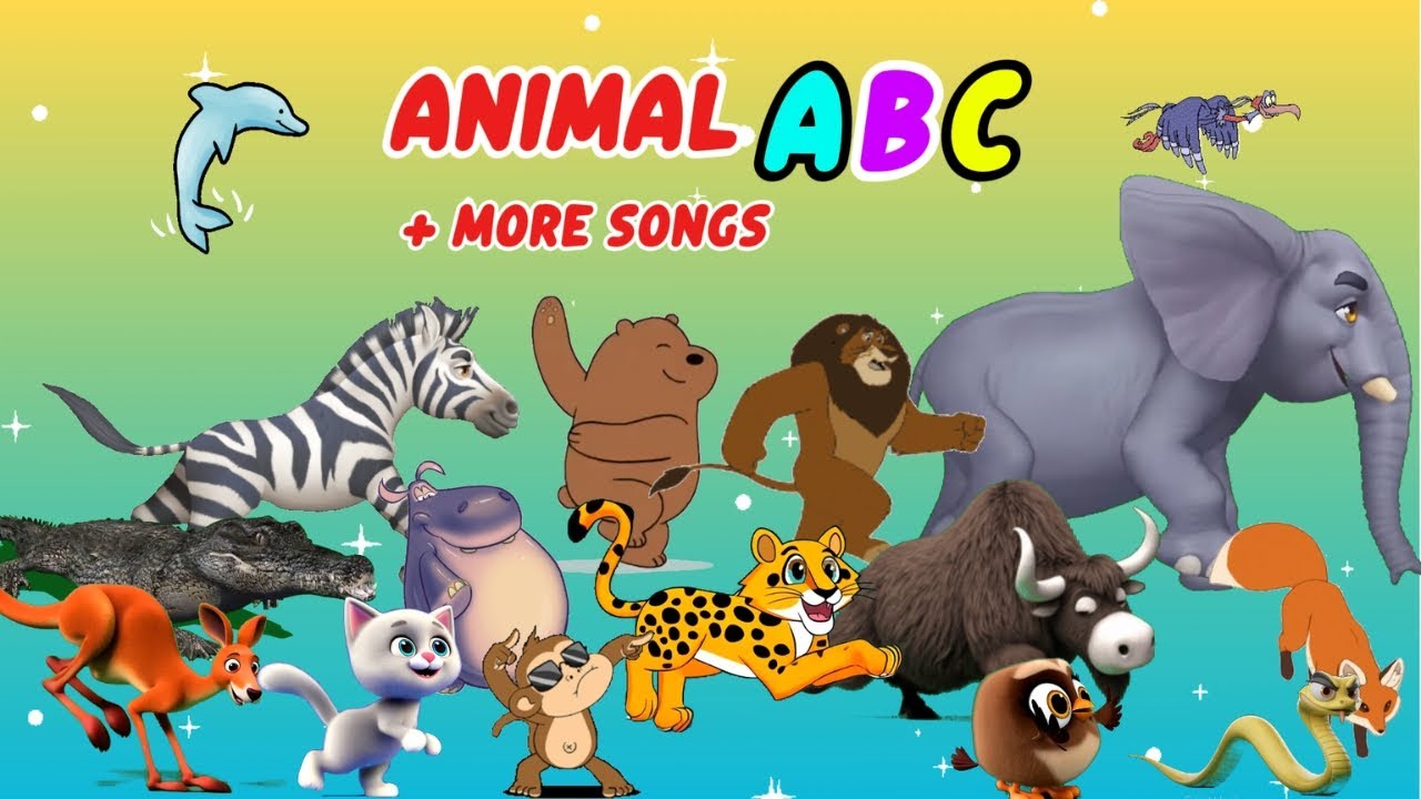 Animal ABC Songs & Animal Sounds Songs | Oink Oink TV | Nursery Rhymes