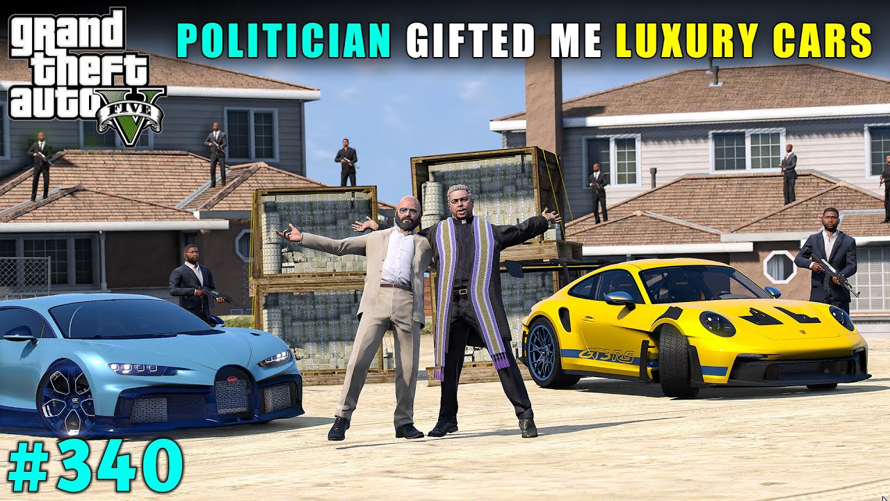 MICHAEL GOT MOST EXPENSIVE GIFTS FROM POLITICIAN | GTA 5 GAMEPLAY #340 | GTA V