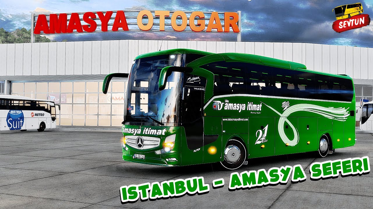Ets 2 | Alibeyköy-Amasya Seferi | Amasya İtimat Turizm | MB-New Travego 15 SHD #g29 #ets2mods