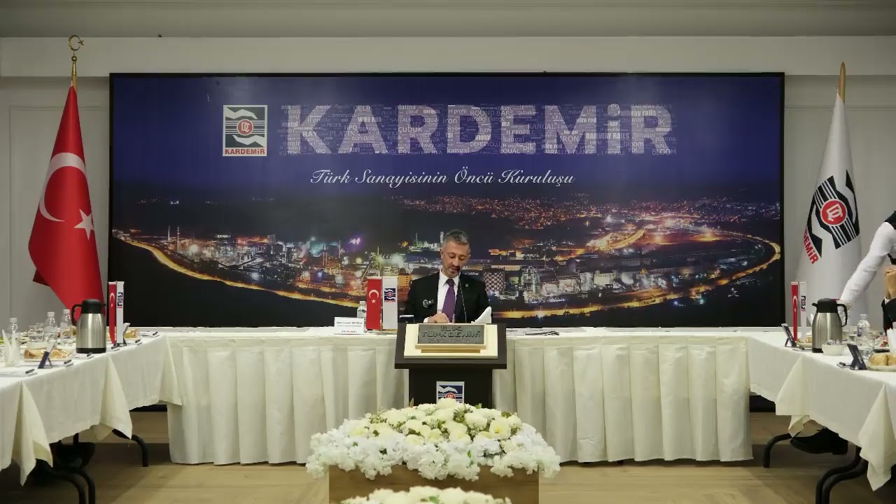 KARDEMİR A.Ş Y&ouml;netim Kurulu Başkanı Muhammed Ali Oflaz'ın Basın Toplantısı
