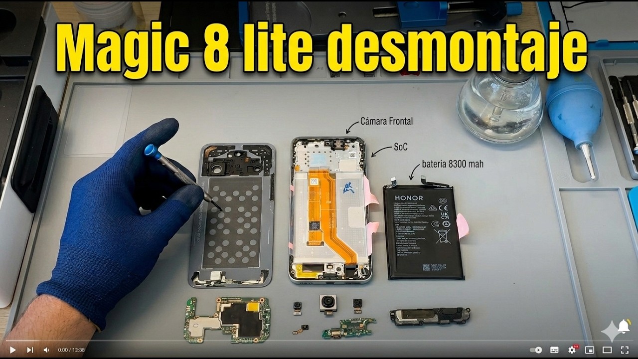 HONOR MAGIC 8 LITE | LO ABRIMOS Y ESTO DESCUBRIMOS | TEAR DOWN