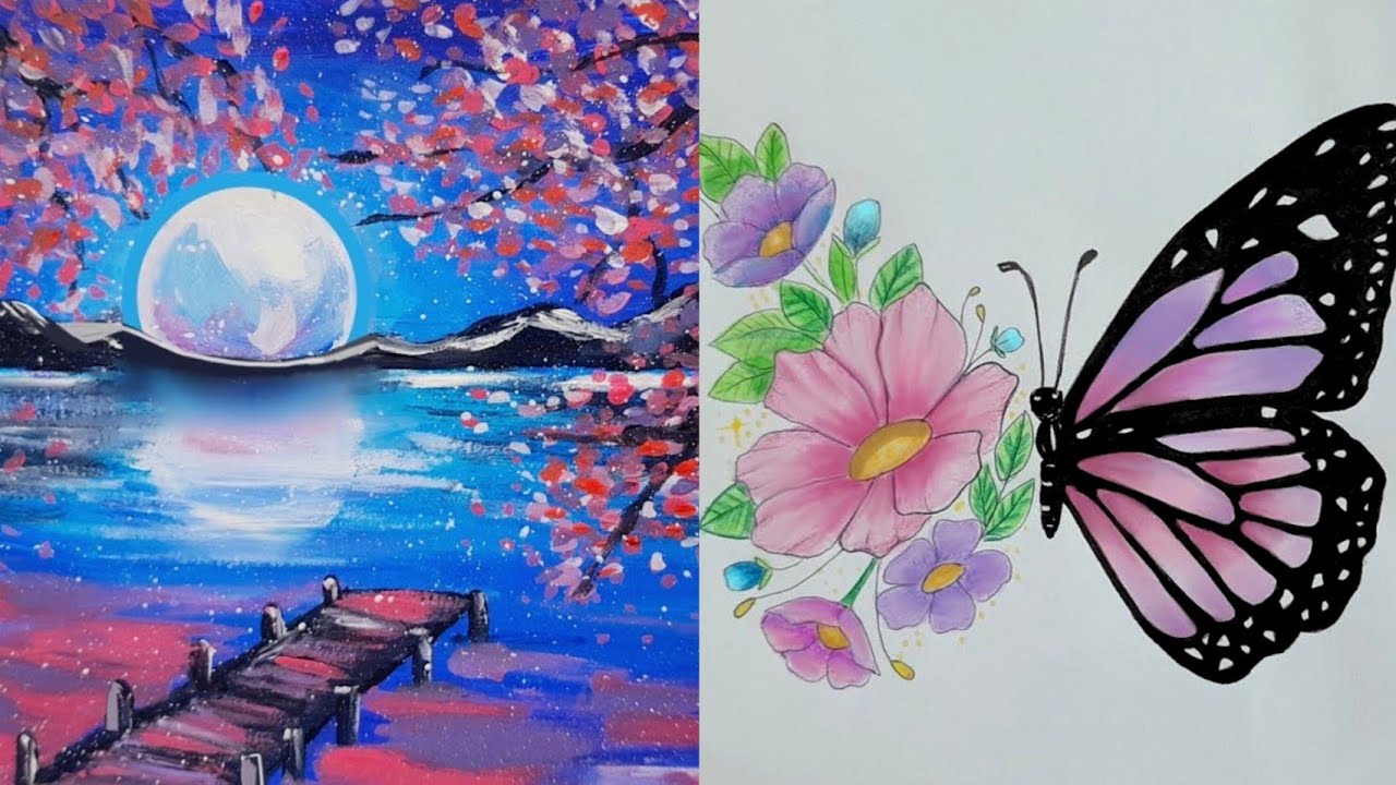 2 прекрасные идеи для творчества 🎨💡✨️ пошаговые инструкции для начинающих 😻💕