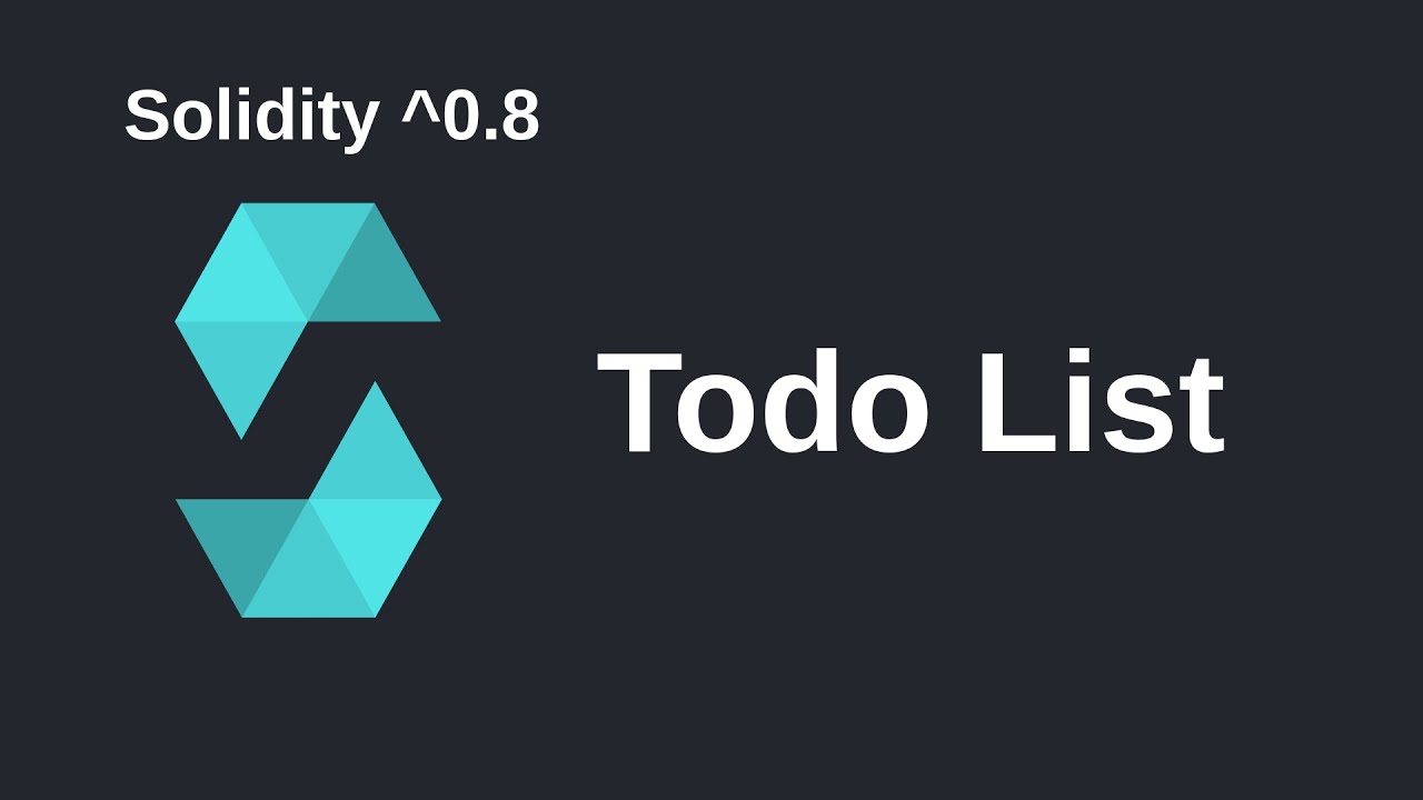 Todo List | Solidity 0.8