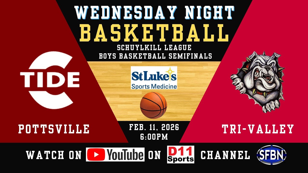 Schuylkill League Boys Basketball Semi-Finals: Pottsville vs. Tri-Valley - 2-11-26