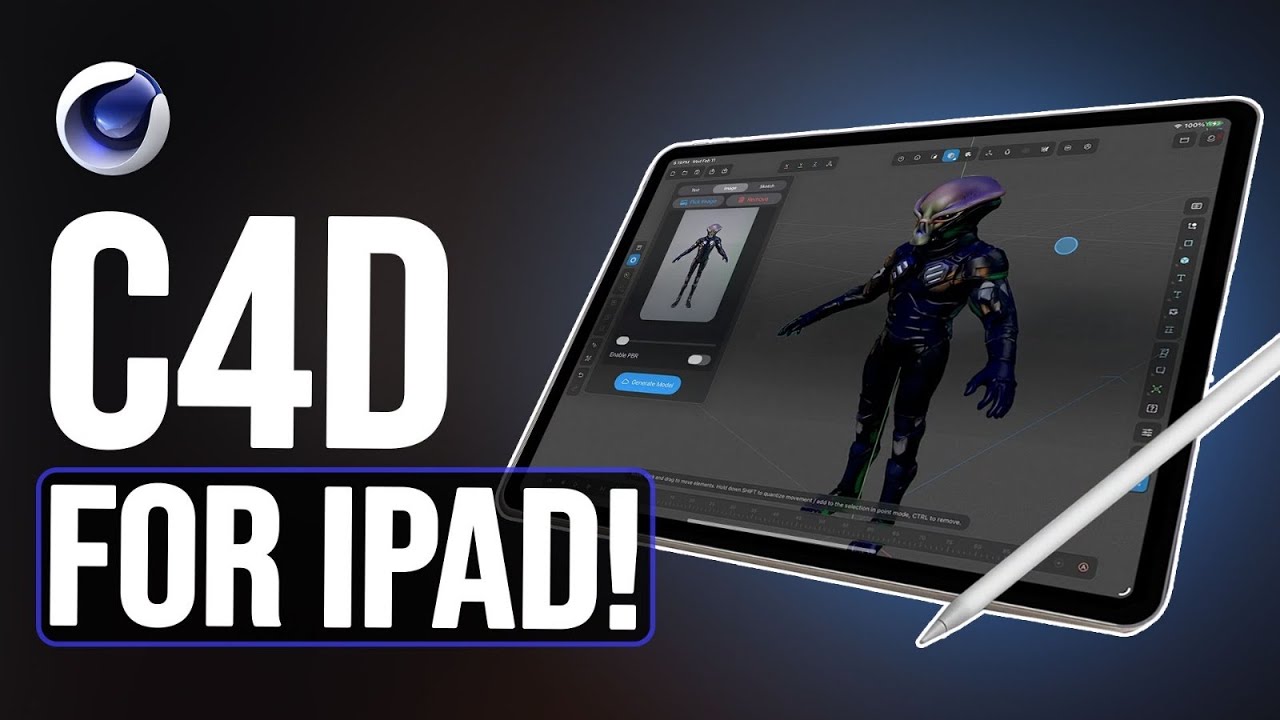 Cinema 4D is Coming to iPad!