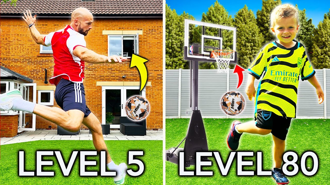 DAD VS SON 100 TRICK SHOTS!! 😱