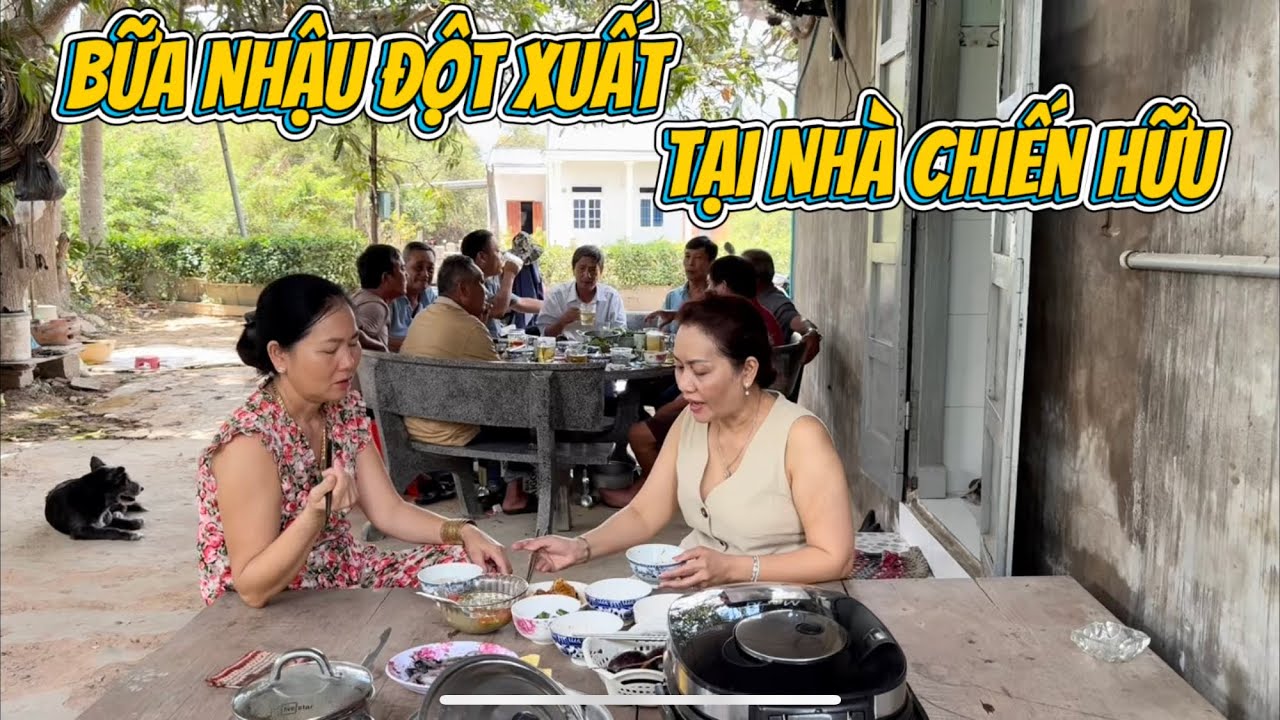 Bữa Nhậu Đột Xuất Tại Nhà Chiến Hữu 