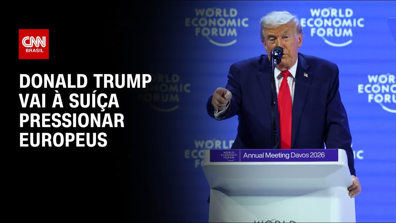 Fórum Econômico Mundial: Trump vai à Suíça pressionar europeus | CNN PRIME TIME
