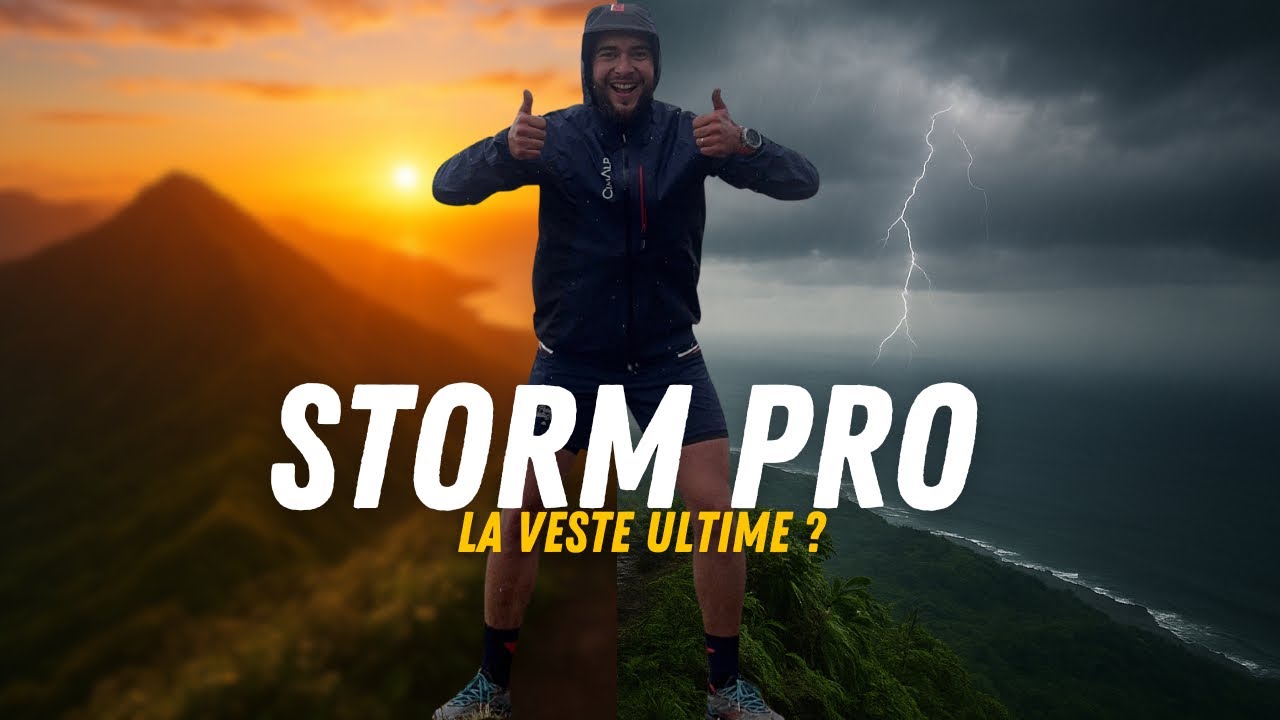 🌧️ MON TEST COMPLET DE LA STORM PRO : la meilleure veste imperméable pour le trail est chez Cimalp ?
