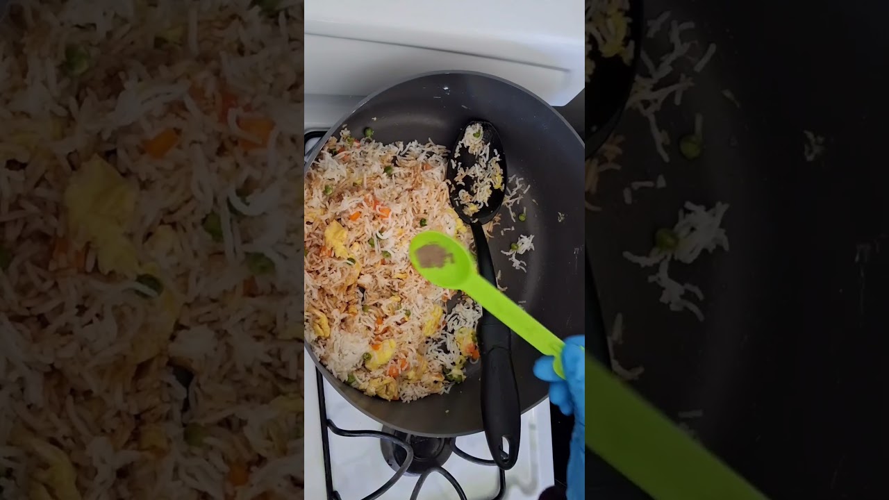 🥡 Easy 10-Minute Egg Fried Rice 🍳