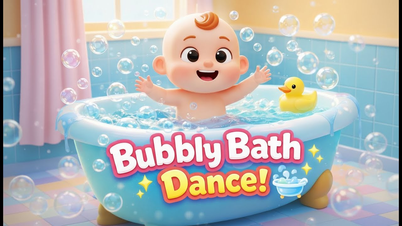 Bubbly Bath Dance  | Fun Bath Time Song for Kids | Toddler Rhymes