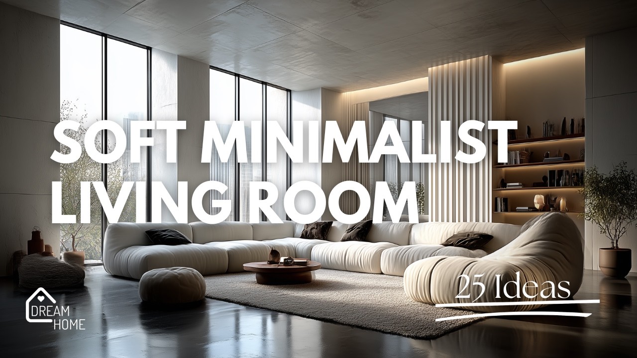 Soft Minimalist Living Room Decor | Warm Minimalism Design Trends