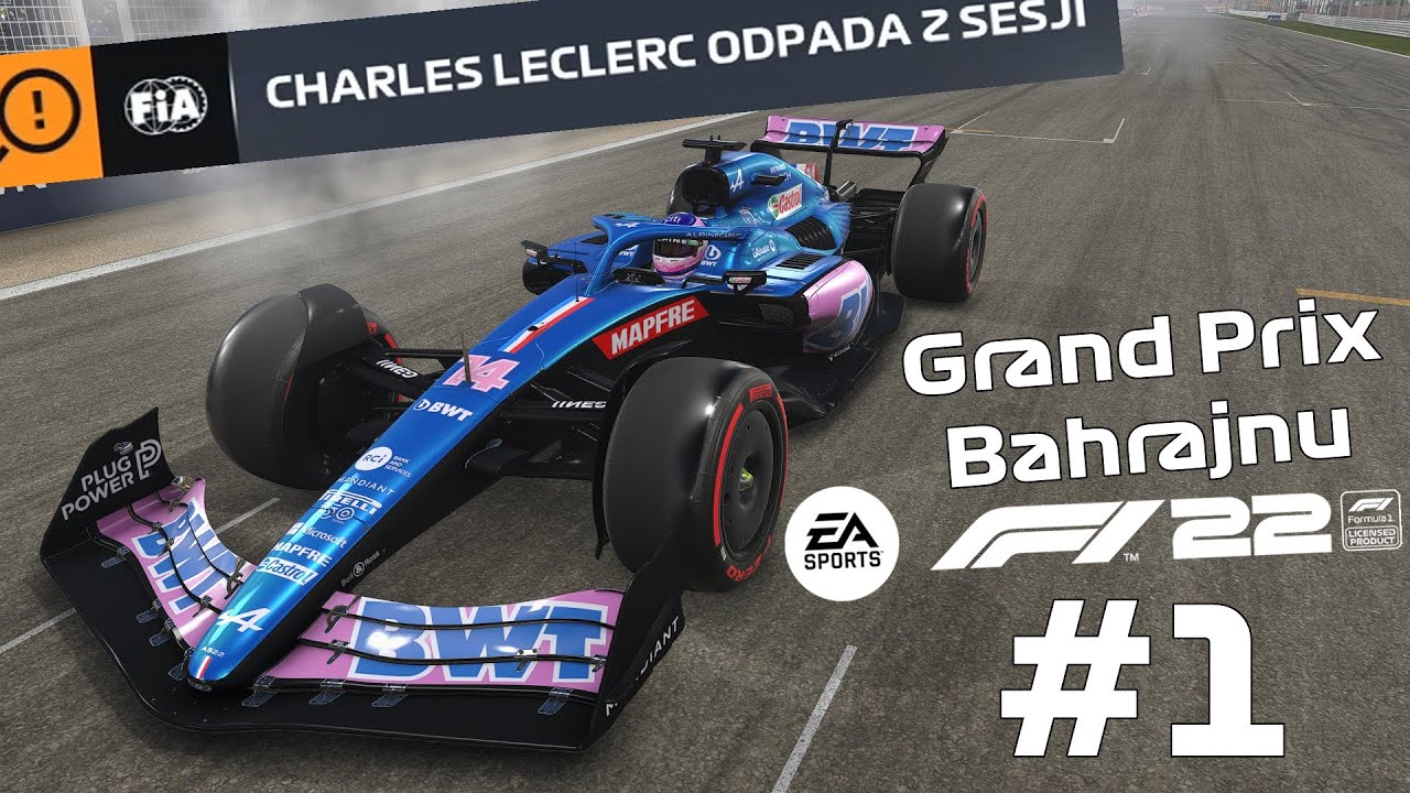 GRANDE STRATEGIA, czyli kłopoty Ferrari! 😅 F1 22 [#1] - Grand Prix Bahrajnu 🏁 Logitech G923