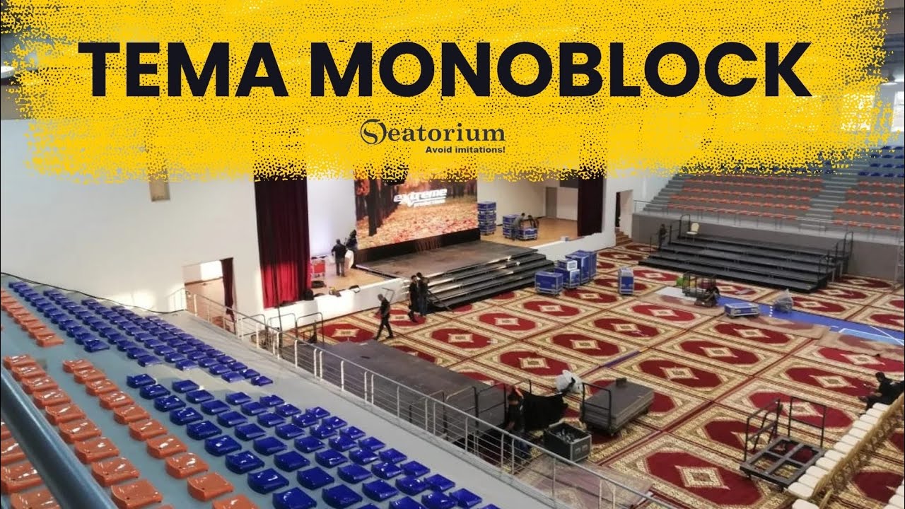 Compact One-Piece Stadium Chair Design &ndash; TEMA Monoblock