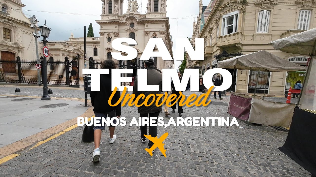 Walking through the Famous San Telmo Sunday Market in Buenos Aires, Argentina! 🇦🇷