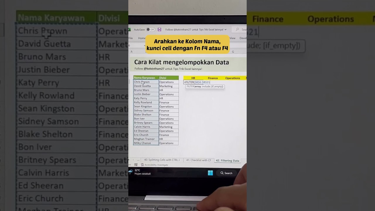 Cara Mengelompokkan Data di XL dengan Cepat
