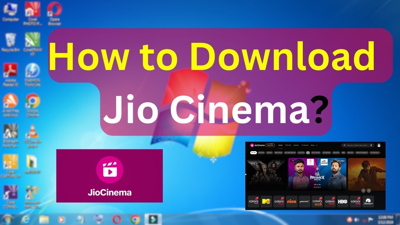 How to Download Jio Cinema in Windows 7 ? Computer/Laptop