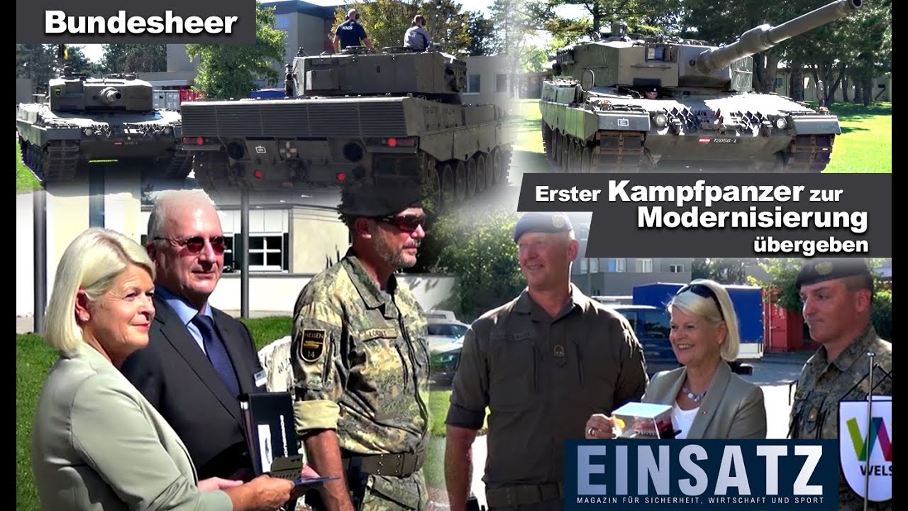 EINSATZ Magazin | Erster Kampfpanzer zur Modernisierung übergeben