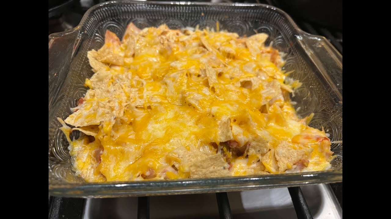 Rethink leftovers - Spicy Cream Chicken Tortilla Casserole