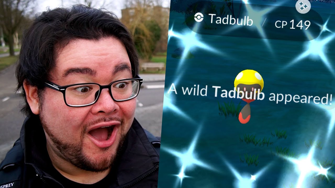 I found Shiny Tadbulb in Pok&eacute;mon GO!