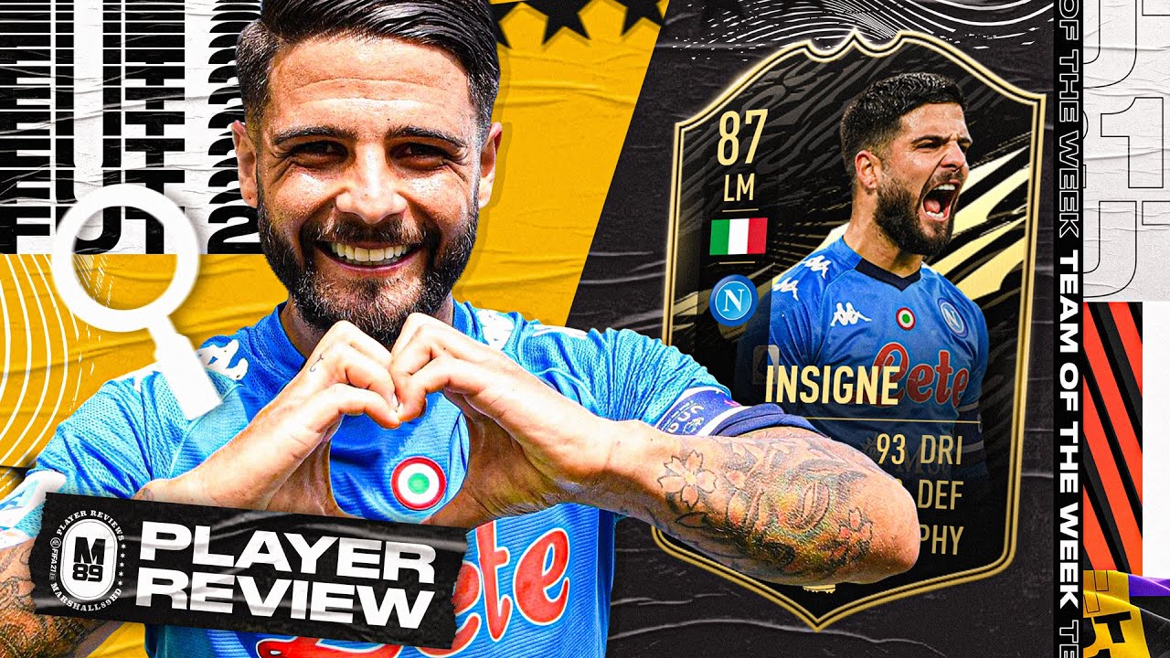 FIFA 21 87 INFORM INSIGNE PLAYER REVIEW | FIFA 21 Ultimate Team