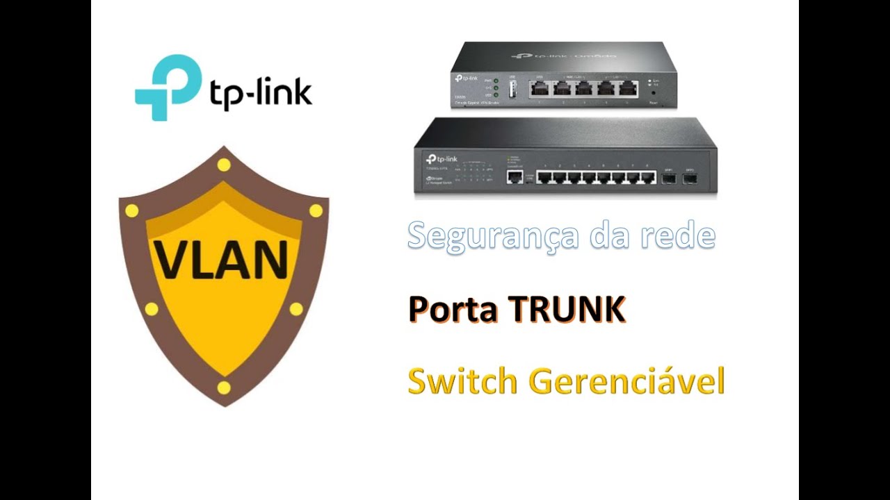 VLAN e porta TRUNK com Switch gerenciável TP-LINK e roteador ER605, simples e prático!