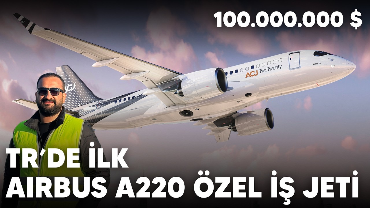 AIRBUS A220 Özel İş Jeti Çok Özel İncelemesi 
