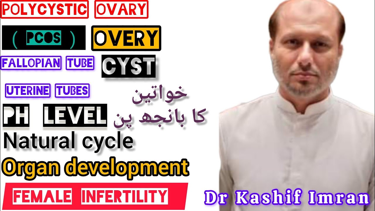 Female infertility || PH level || Overy || Natural cycle || Organ development || BY DR KASHIF IMRAN