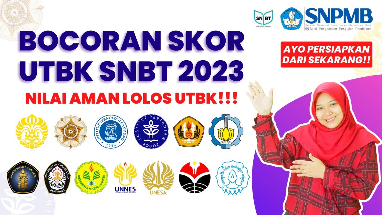 NILAI AMAN LOLOS UTBK / SNBT 2023 | TIPS LOLOS UTBK 2023