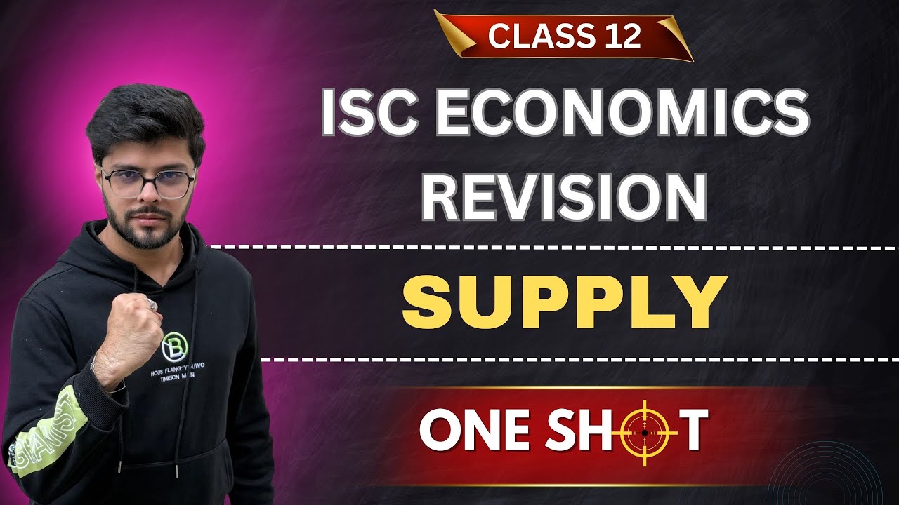 Theory of Supply | One-Shot | Chapter 5 | ISC Economics Class 12 | ISC 2026
