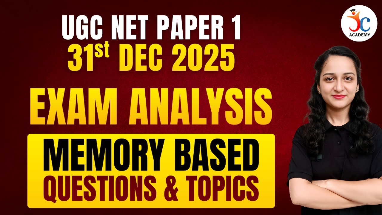 UGC NET Paper 1 Analysis 31st Dec 2025 | Memory Based Questions & Topics | UGC NET Paper 1 Dec 2025