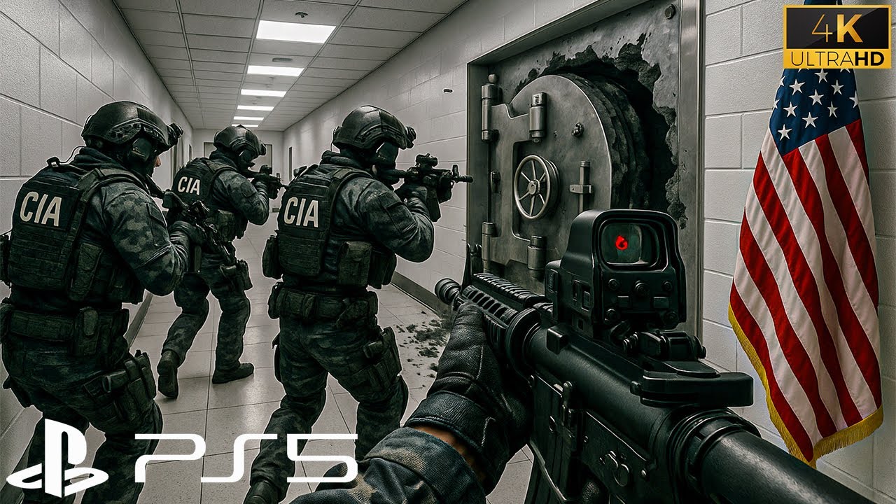 Infiltrate Most Secure USA Secret Facility Office | Call of Duty Ultra Immersive Graphics Gameplay