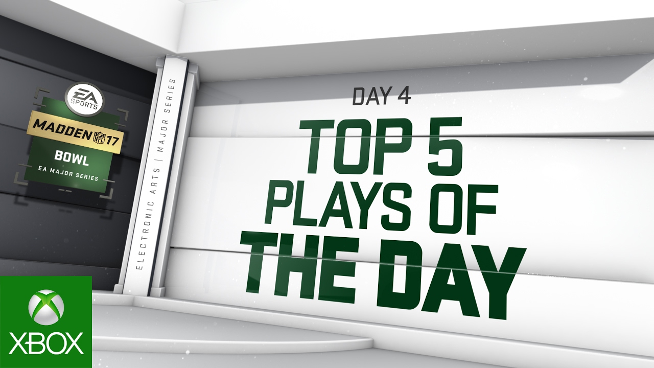 Madden 17 Best Plays of Day 4 | Final Round | Madden Bowl 2017