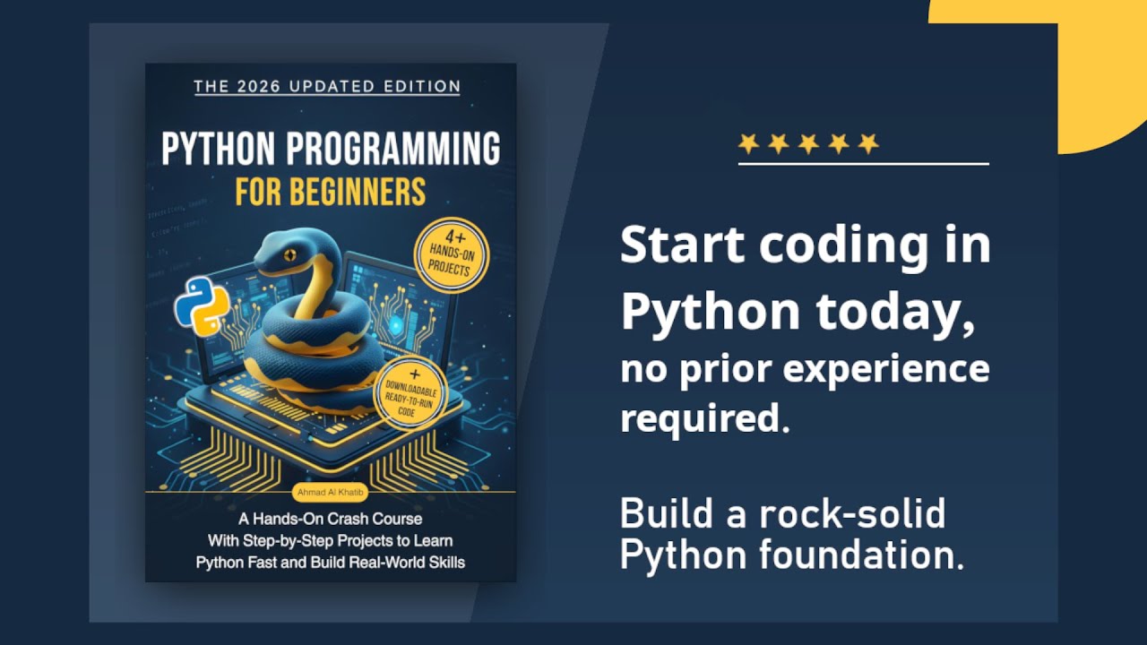 Python Programming for Beginners: A Hands-On Crash Course with Step-by-Step Projects to Learn Python
