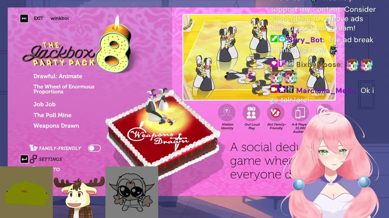 PARTY TIME! 3-MONTH MARCIVERSARY YIPPIEE! w/ FRIENS [Jackbox] || !discord !pp
